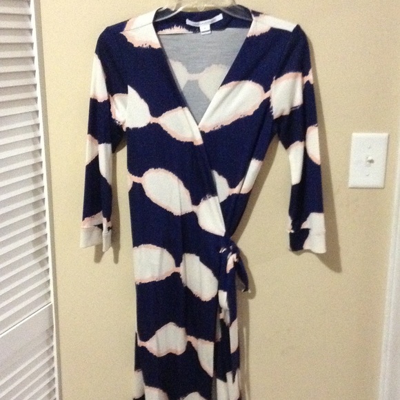 Diana Von Furstenburg silky wrap dress