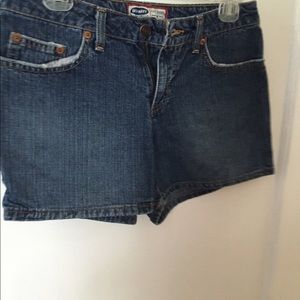 Denim shorts