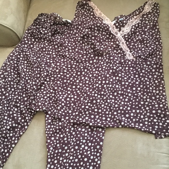 Pajama top and bottom