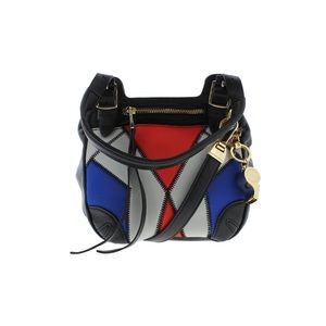 Cynthia Rowley Juno Black Leather Satchel Handbag