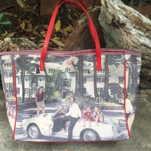 Anya Hindmarch blue label tote