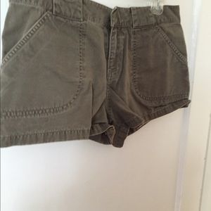 Olive khaki shorts