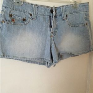 Denim shorts