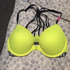 PINK push-up Racerback Bra