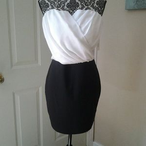 Elegant One Piece Strapless Dress