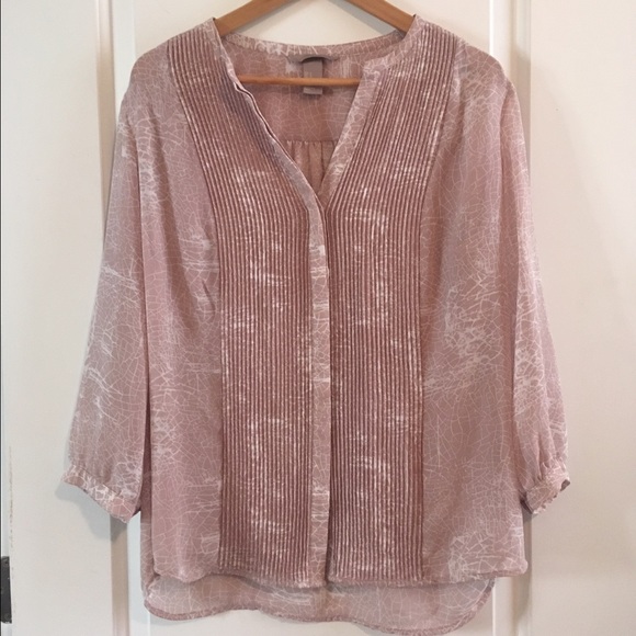 Peachy pink blouse top