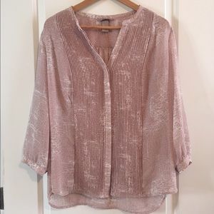 Peachy pink blouse top