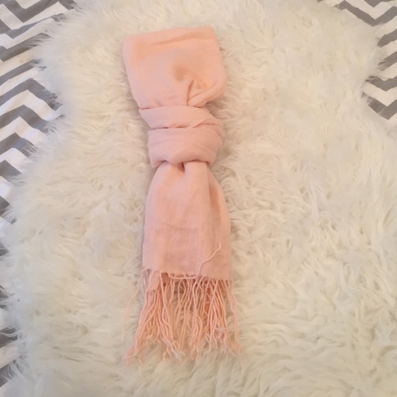 Peach pashmina scarf - Picture 1 of 4