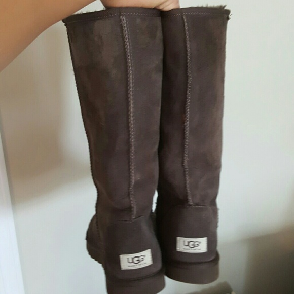 Ugg boots brown size 10 - Picture 4 of 4
