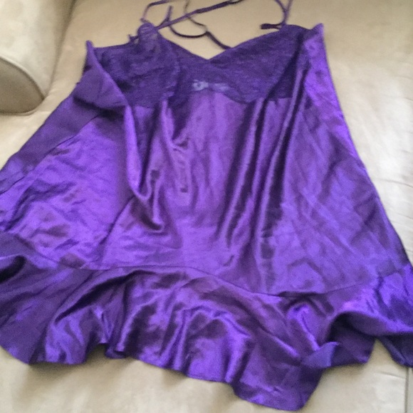 Purple babydoll nightgown