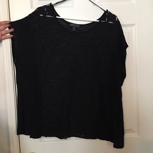 Forever 21 sheer black top