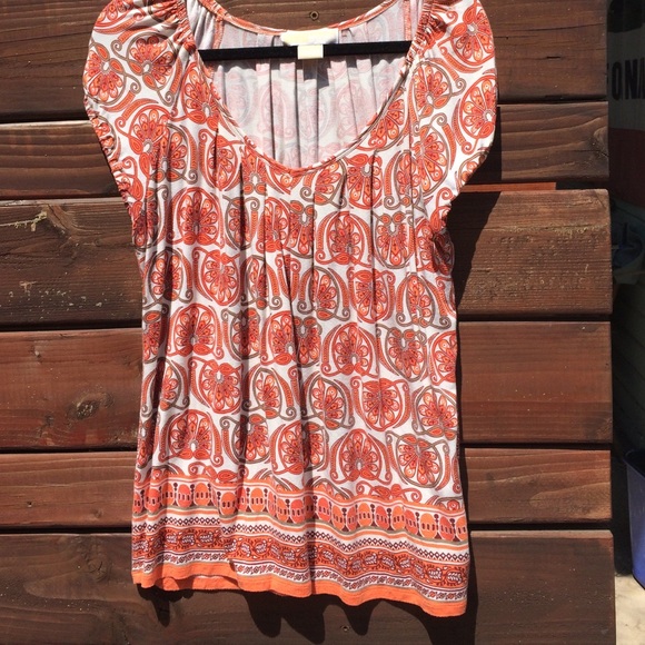 MICHAEL Michael Kors Tops - MICHAEL Michael Kors S/S peasant blouse X/XL