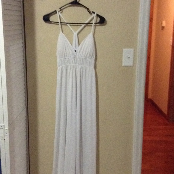 Cute long white dress