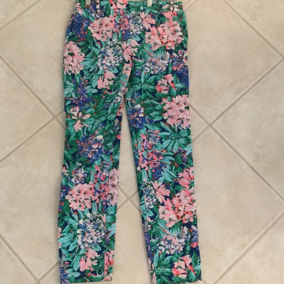 Bright and Cheerful Floral Pants
