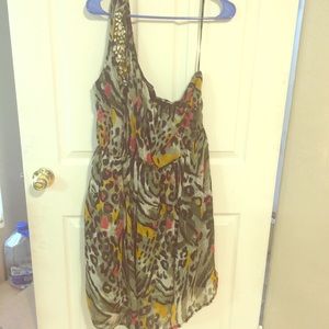 Gorgeous cocktail dress with one shoulder
