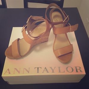 Ann Taylor wedge sandals