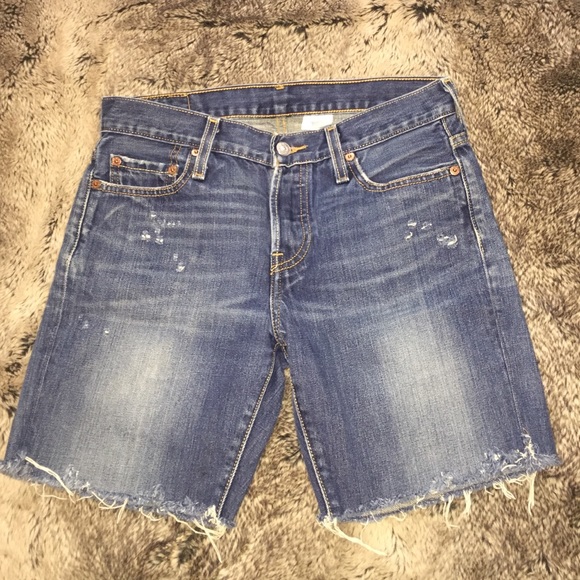Levi's 501 cutoff jean shorts size 28" - Picture 1 of 2