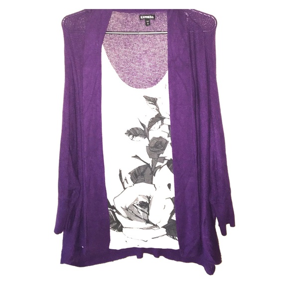 Express dolman sleeve flyaway cardigan!