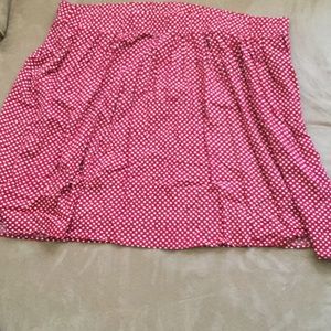 Old Navy- Red and white polka dot skirt