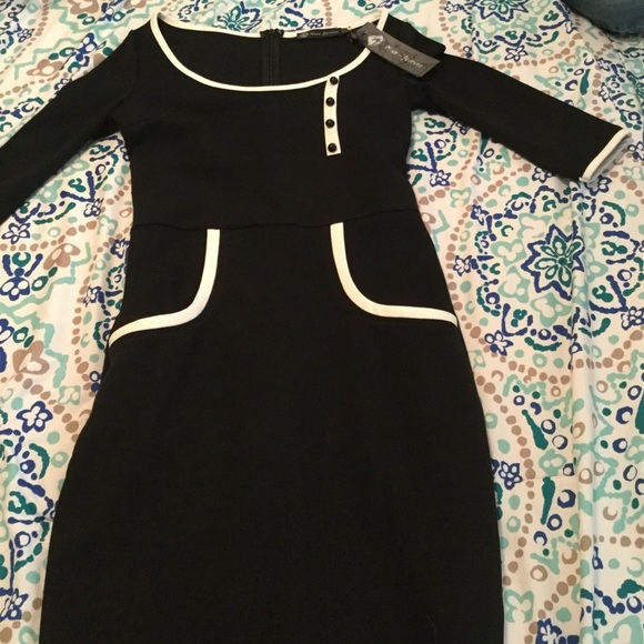 Cute NWT Black 60' styled dress