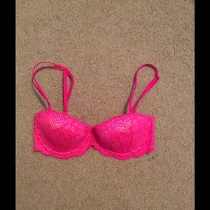 Pink Victoria's Secret Lace Bra