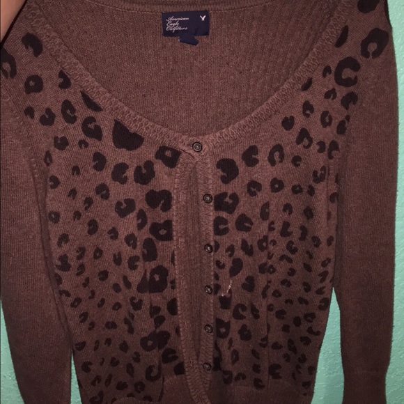 cheetah print cardigan - Picture 1 of 1