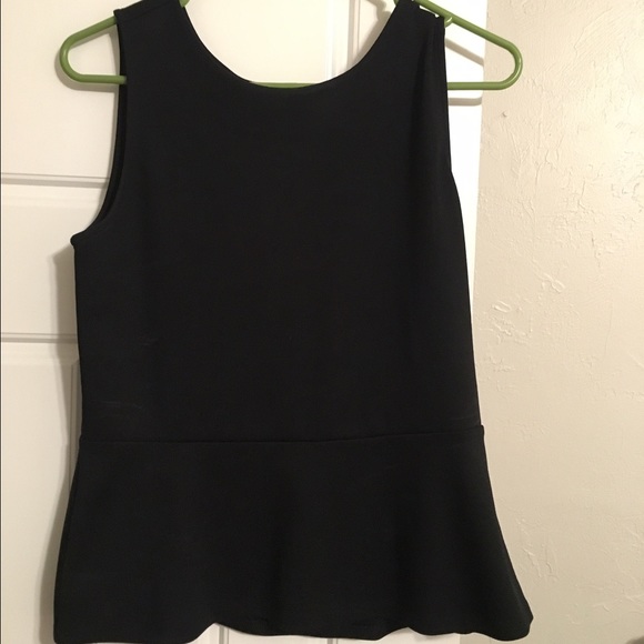 Loft black peplum tank!