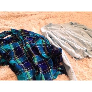 Flannel & Sweater
