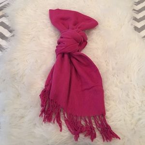 Hot pink pashmina