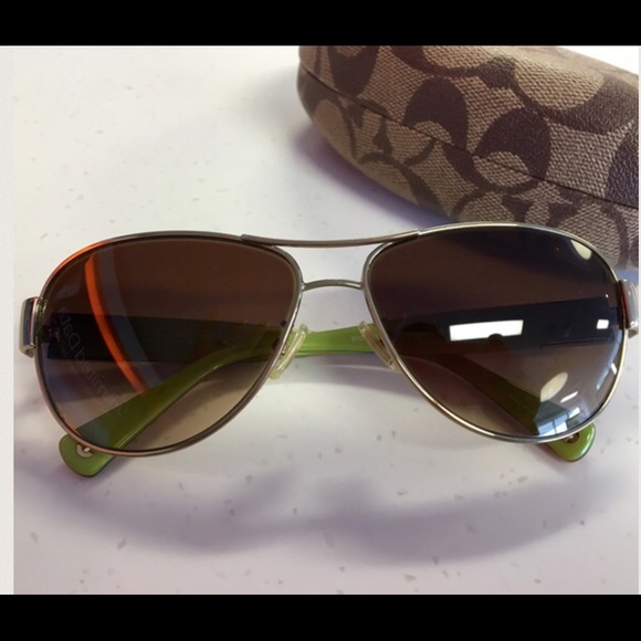 Coach aviator sunglasses