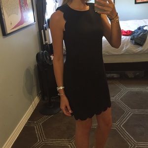 Jcrew scalloped mini dress