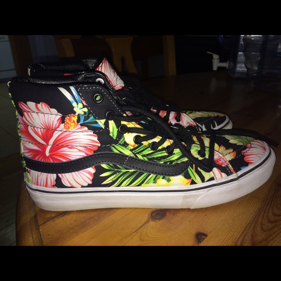 Floral high top Vanz