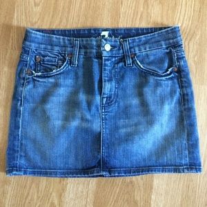 Seven Jean MiniSkirt sz26