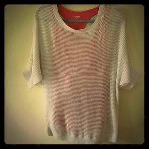 Express dolman open knit/mesh top!
