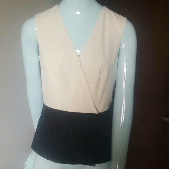 Ann Taylor Two Tone Top