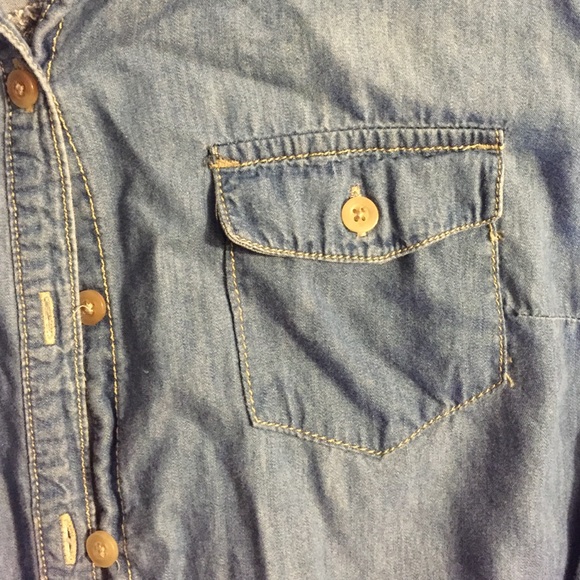 Denim Button Up - Picture 3 of 4