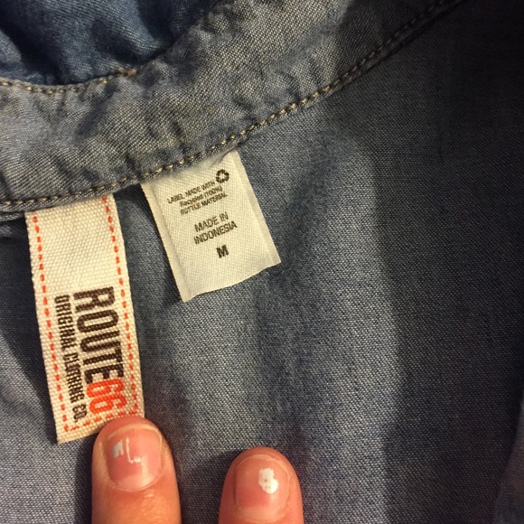 Denim Button Up - Picture 4 of 4