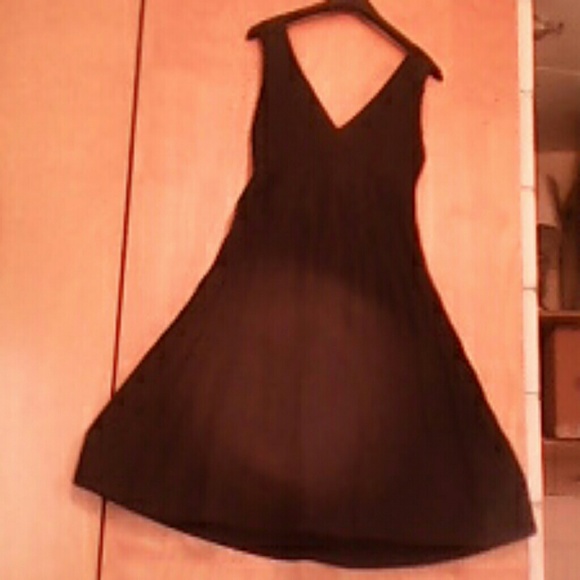 Sleeveless V Neck Cotton\Silk blend dress