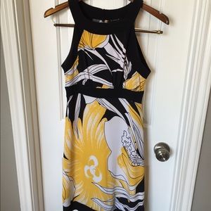 Beautiful black & yellow summer dress