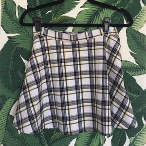 American Apparel plaid circle skirt