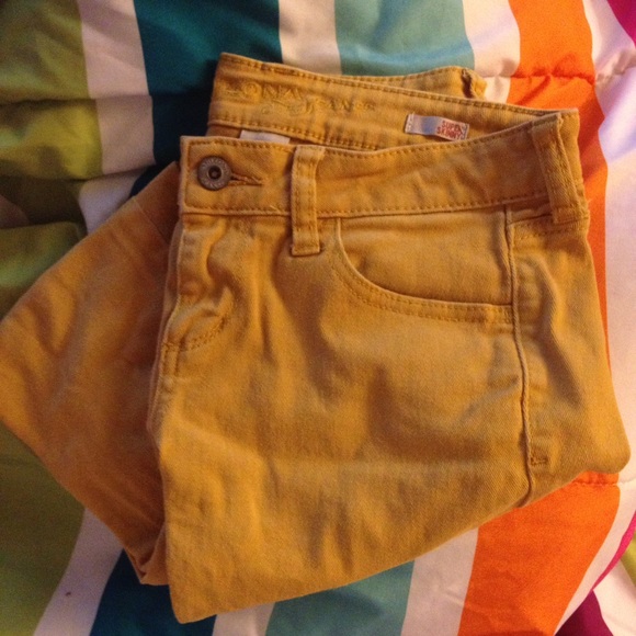 ---Mustard Color Jeans---