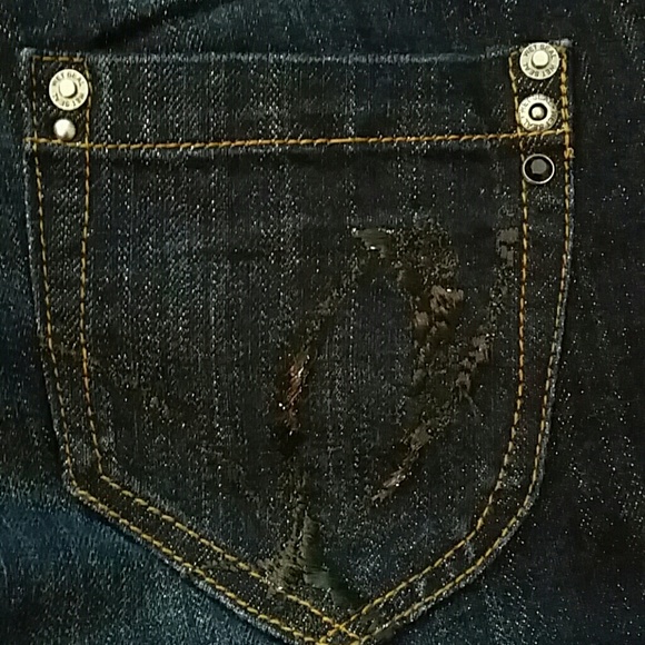 Wet Seal Lurex Skinny Jeans - Picture 4 of 4