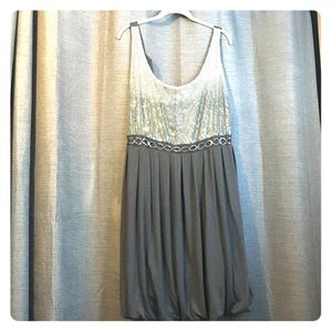 American Rag Plus Size 2X Gray Sequined Dress