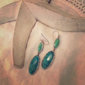 Beautiful Silver and Turquoise Silpada Earrigs!