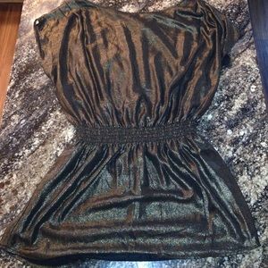 Gold shimmery tunic from H&M