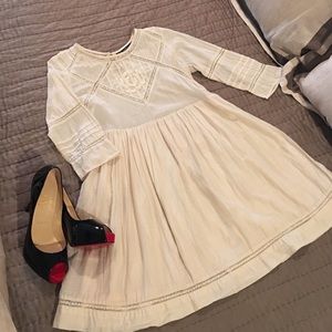 Topshop PETITE US0 Long Sleeve Babydoll Dress