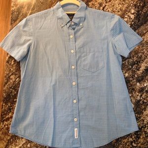 Blue collared shirt