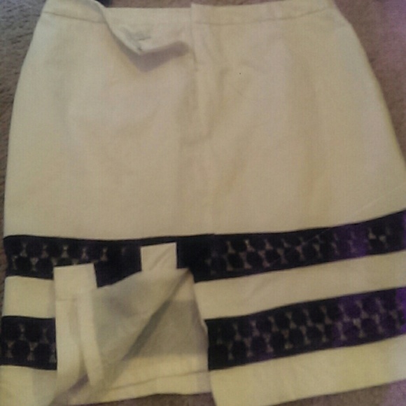 Modern Lace Trim Skirt - Picture 3 of 4