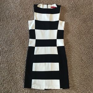 Saks Fifth Avenue Black & White Dress