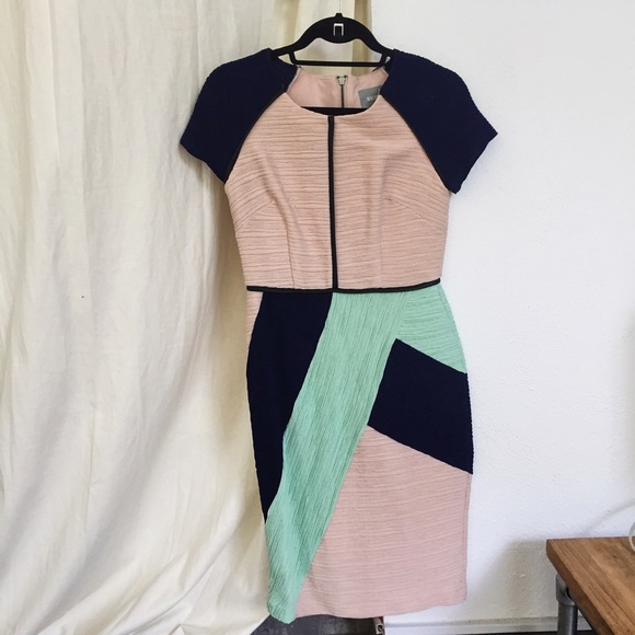 coast lola colour block dress